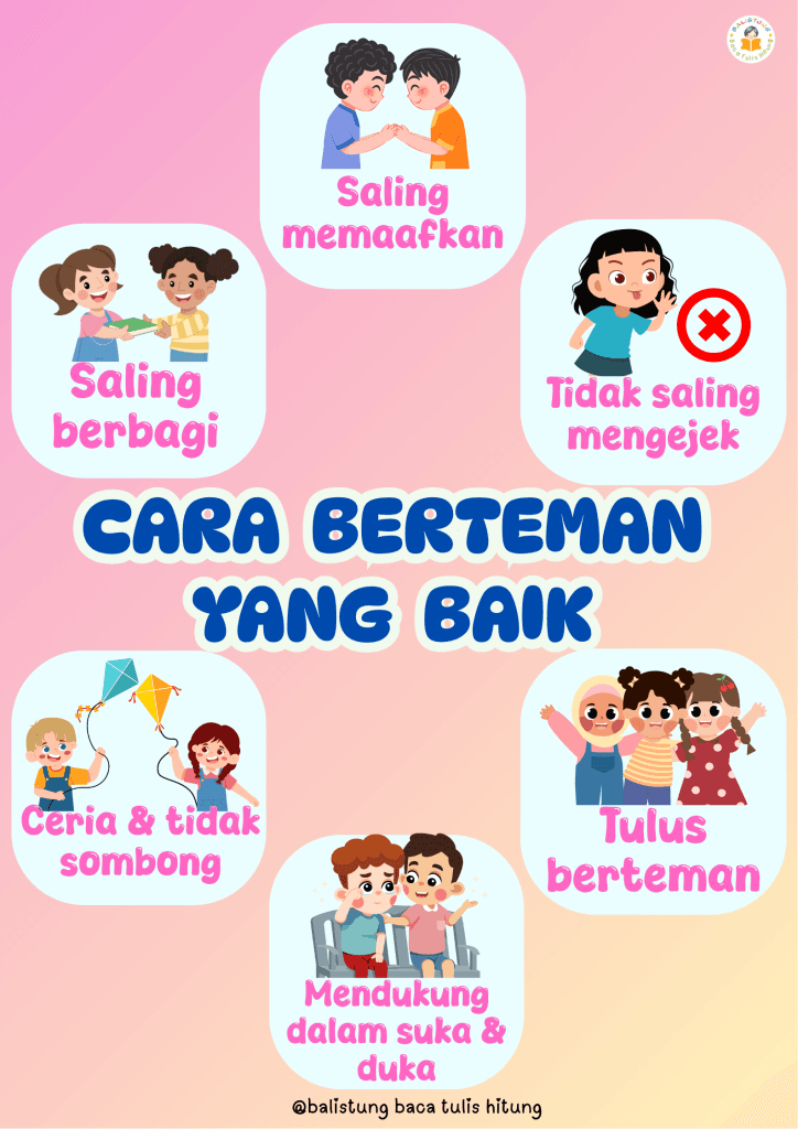 Cara Berteman yang Baik: Bekal Berharga untuk Anak Sejak Dini