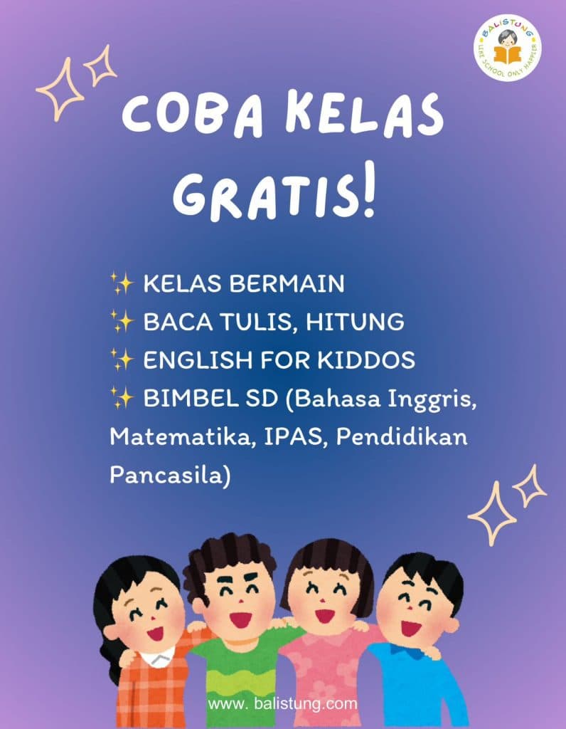Coba Kelas GRATIS di BALISTUNG yuk!