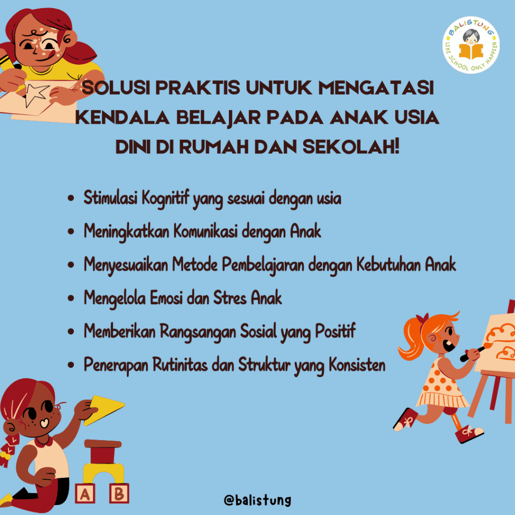 Solusi Praktis untuk Mengatasi Kendala Belajar pada Anak Usia Dini di Rumah dan Sekolah!