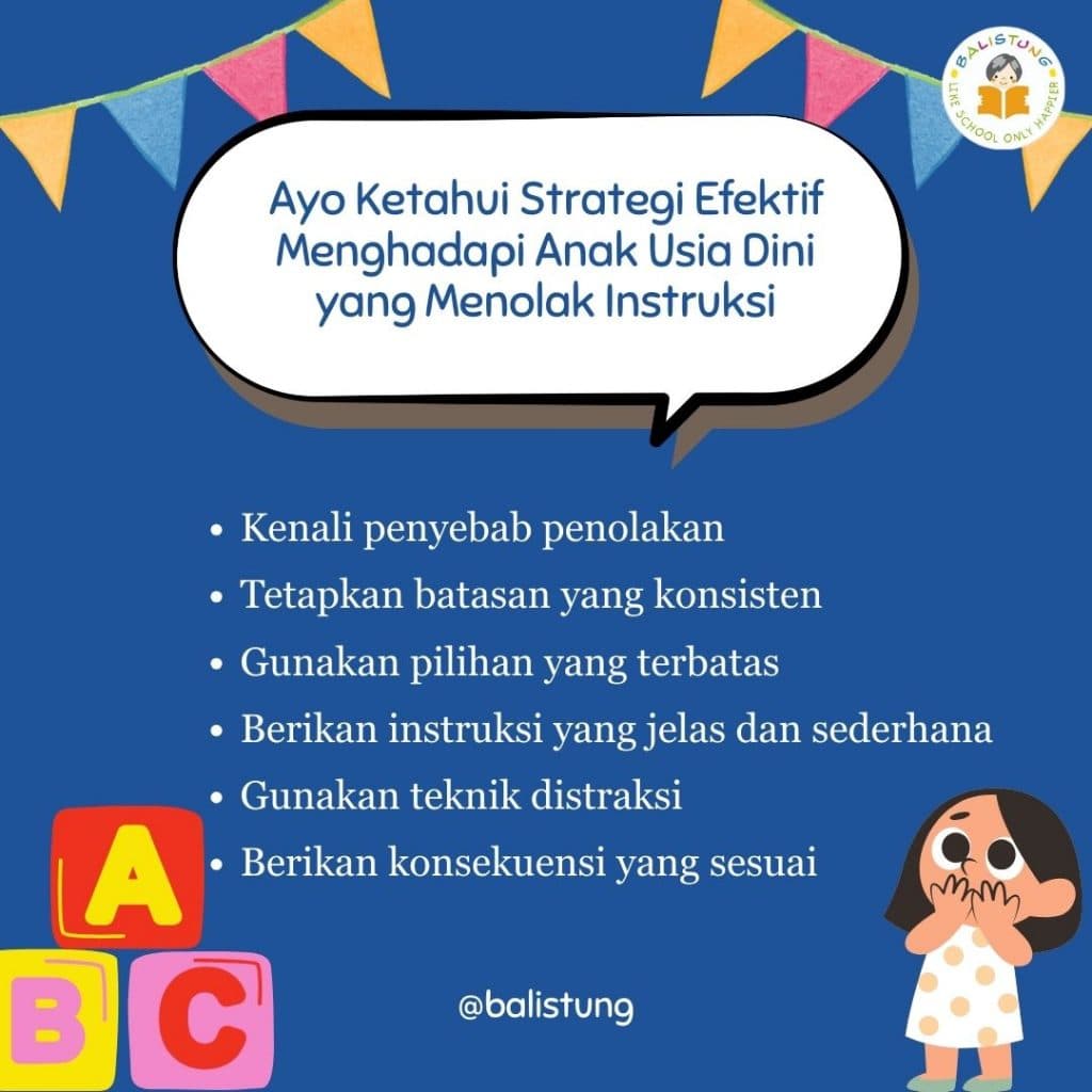 Ayo Ketahui Strategi Efektif Menghadapi Anak Usia Dini yang Menolak Instruksi!