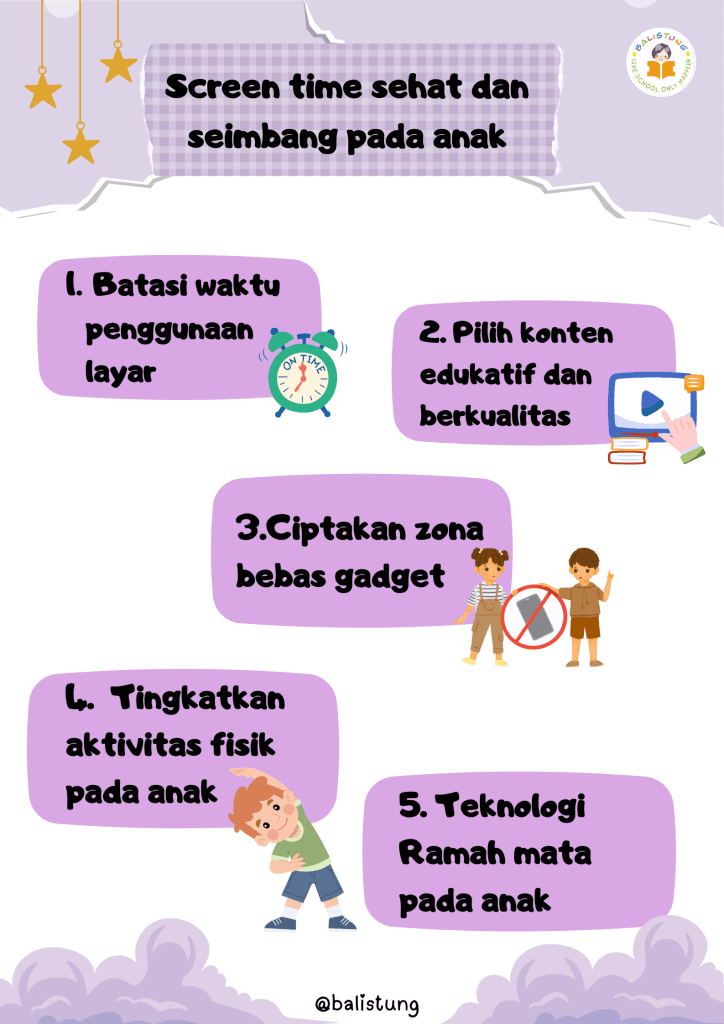 Screen Time yang Sehat dan Seimbang Pada Anak