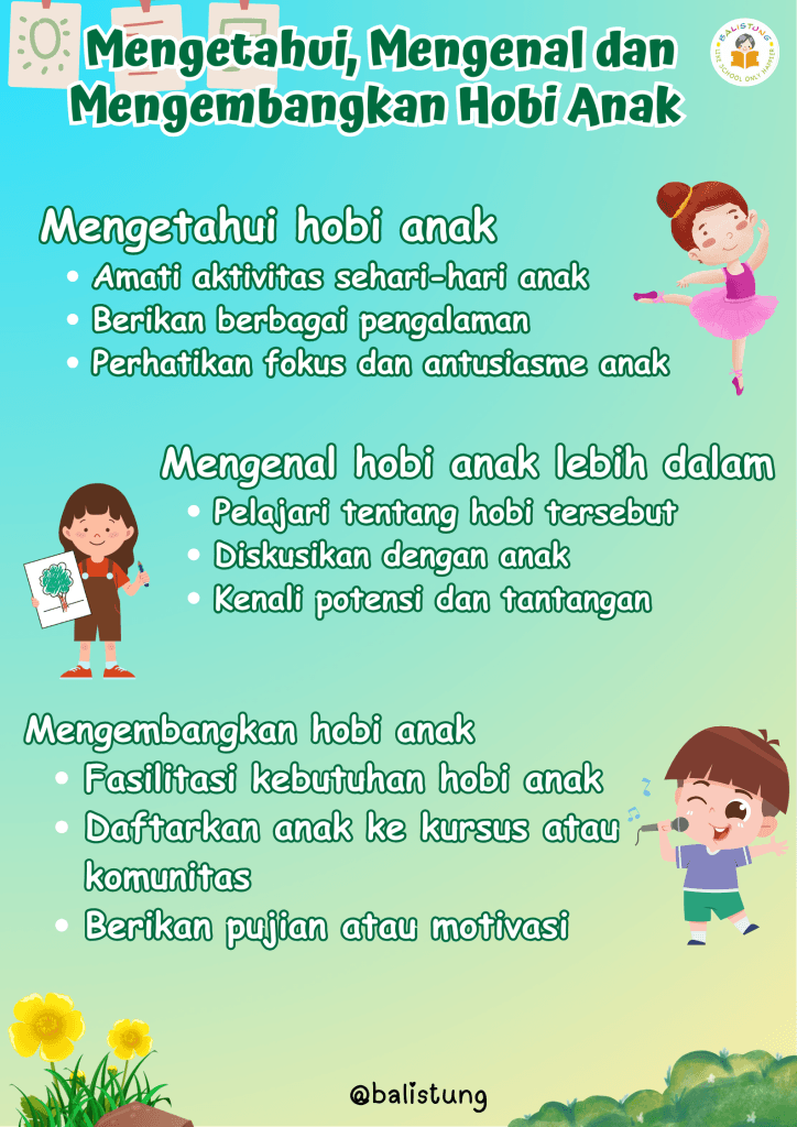 Mengenal, Mengetahui, dan Mengembangkan Hobi Anak