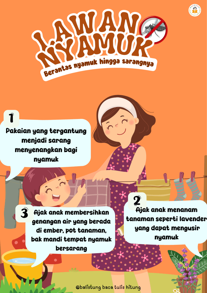 Lawan Nyamuk, Berantas Nyamuk Hingga Sarangnya!